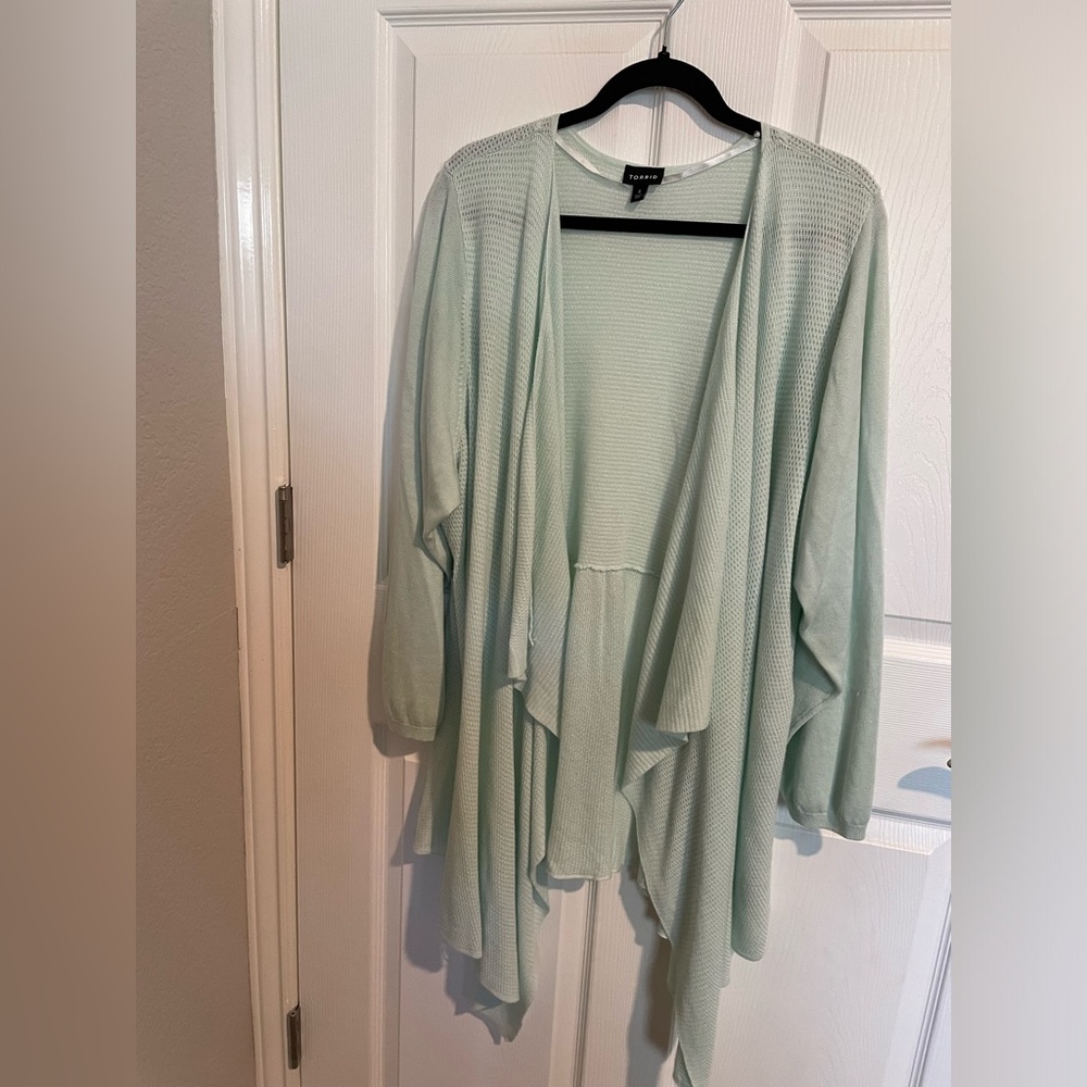 Torrid 6x Mint Cardigan